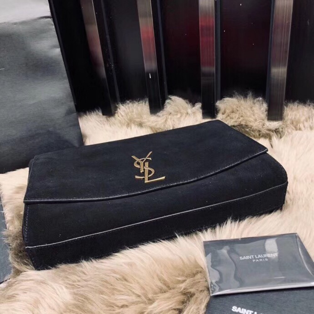 Saint Laurent Kate Medium Reversible Black Bag